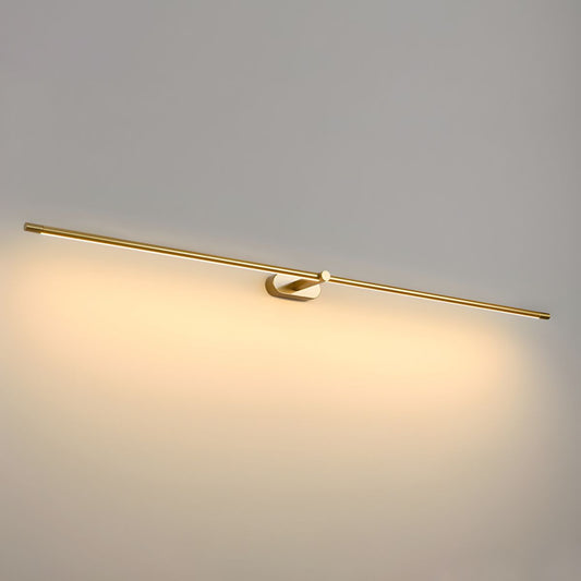 Linear Wall Light – Gold Finish Hallway Mount – Tavellix