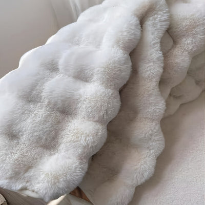 Round Bubble Rug – Bubble Texture Close-Up – Tavellix