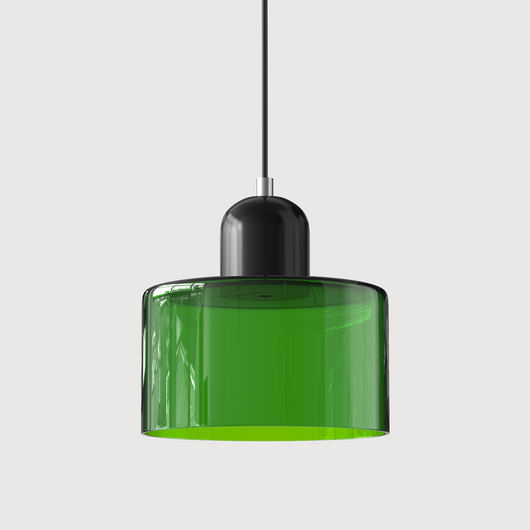 Bauhaus Glass Pendant – Multiple Colour Options Display – Tavellix