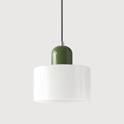 Bauhaus Pendant Light – Coloured Glass Globe Creative Space – Tavellix