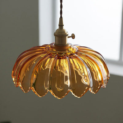 Glass Pendant Light – Over Dining Table Setting – Tavellix