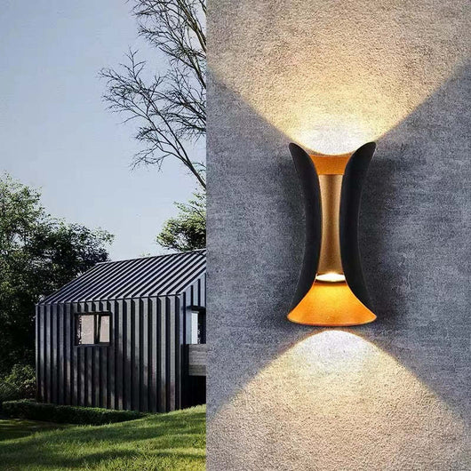 Elovira | Modern Outdoor Wall Light with Integrated LED and IP65 Weatherproof Design for Exterior Walls
