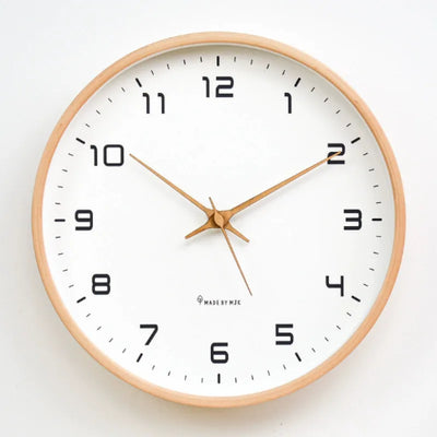 Wall Clock – Dark Brown 25cm Square – Tavellix