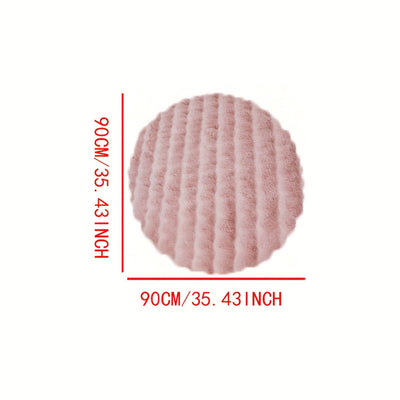 Round Bubble Rug – Fleece Surface Detail – Tavellix