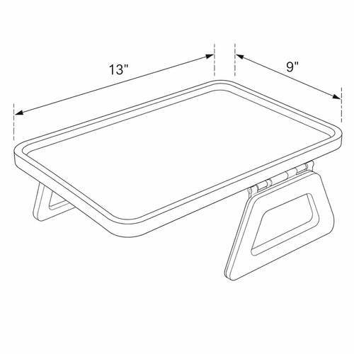Sofa Arm Tray – Adjustable Bamboo Clip-On Armrest Table – Non-Slip Drinks & Laptop Tray for Living Room Bedroom Lounge