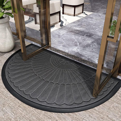 Semi Circle Door Mat – Rubber Backing Detail Close-Up – Tavellix