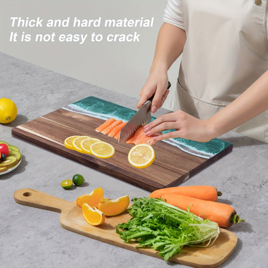 Acacia Resin Serving Board – Charcuterie Spread Layout – Tavellix