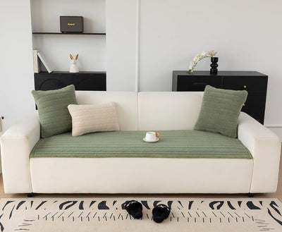 Sofa Cover Grey – Fitted on 3-Seater Sofa – Tavellix