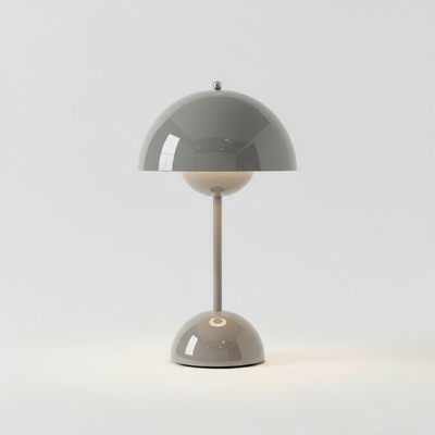 Dome Table Lamp – Glossy Finish Reflective Close-Up – Tavellix