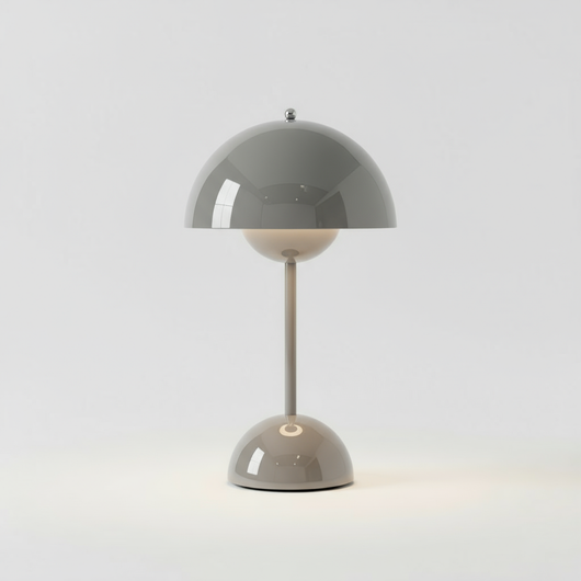 Dome Table Lamp – Glossy Finish Reflective Close-Up – Tavellix