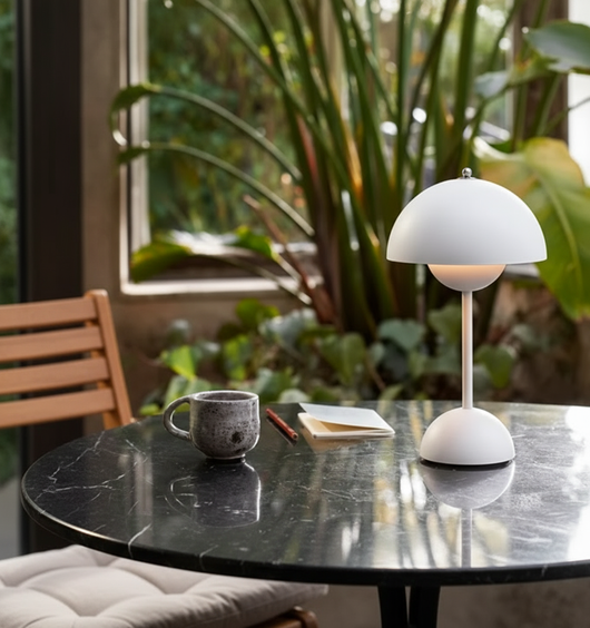 Dome Table Lamp – Student Room Home Office Setting – Tavellix