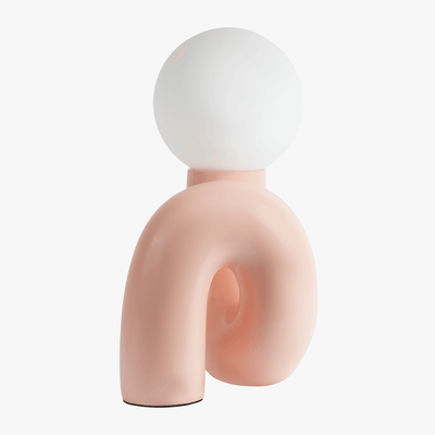 Resin Lamp Pink – Side Profile Organic Form – Tavellix