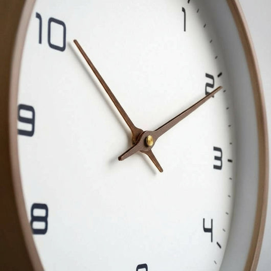 Wall Clock – Silent Quartz Movement Detail – Tavellix