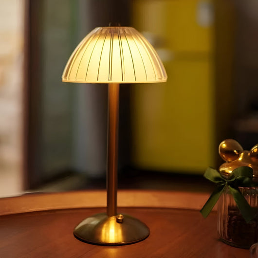 Wireless Table Lamp – Touch Switch Base Close-Up – Tavellix