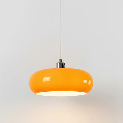Aurevina | Bauhaus Glass Pendant Light with Hand-Blown Tea Glass Shade