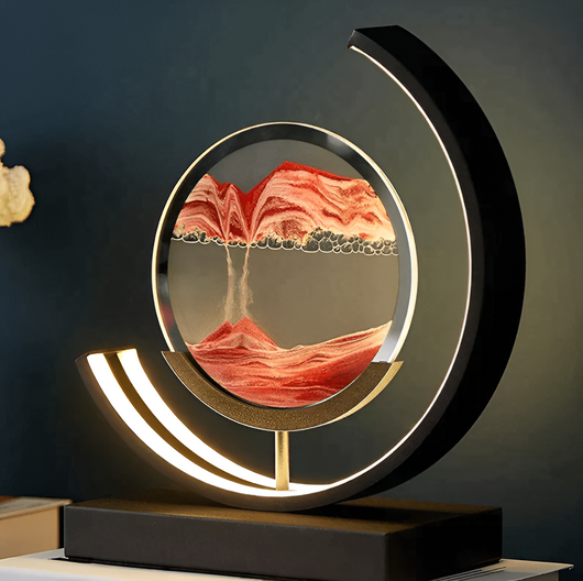 LED Sand Art Lamp – Product Dimensions 28.3x25.6cm Overview – Tavellix