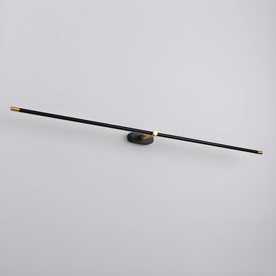 Linear Wall Light – L Black Vanity Area Placement – Tavellix