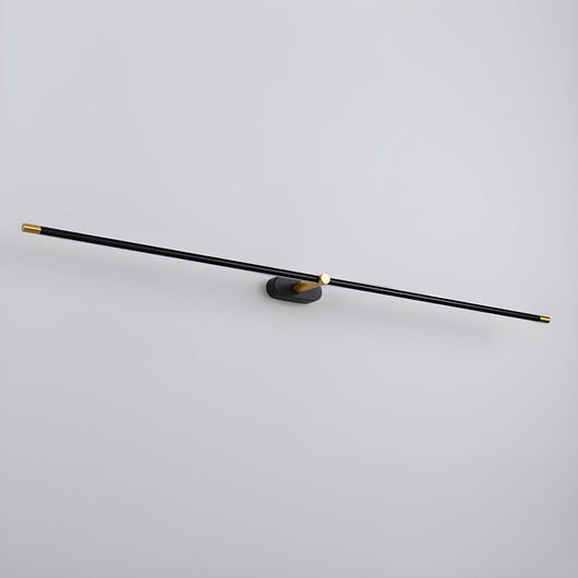 Linear Wall Light – L Black Vanity Area Placement – Tavellix