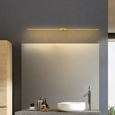 Rechargeable Linear Wall Light IP44 with Touch Dimming for Bathroom, Hallway, Bedroom and Vanity