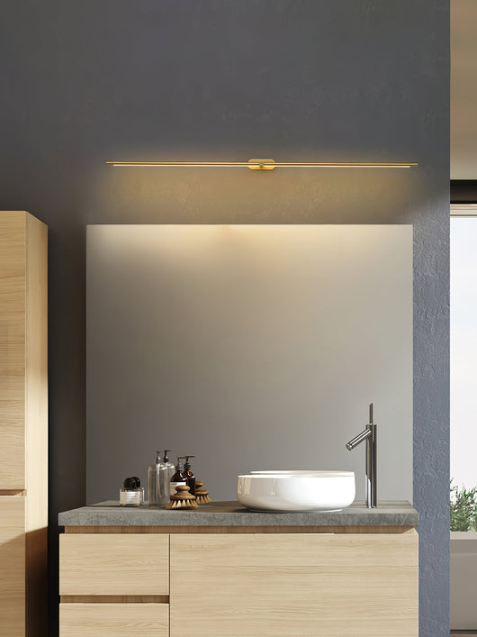 Rechargeable Linear Wall Light IP44 with Touch Dimming for Bathroom, Hallway, Bedroom and Vanity