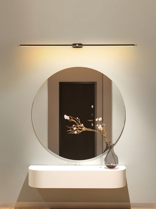 Rechargeable Linear Wall Light IP44 with Touch Dimming for Bathroom, Hallway, Bedroom and Vanity