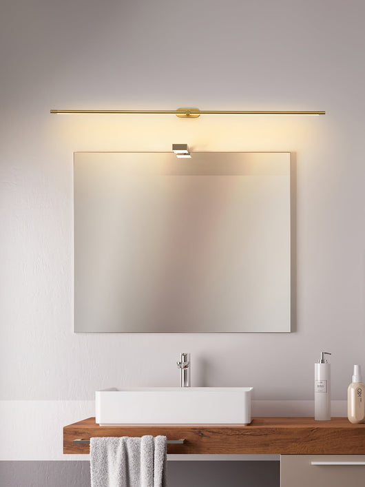Rechargeable Linear Wall Light IP44 with Touch Dimming for Bathroom, Hallway, Bedroom and Vanity