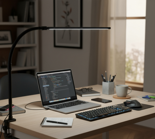 Adjustable Desk Lamp – Flexible Arm Angle Adjustment – Tavellix
