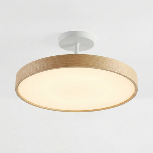 Round Japanese Minimalist Ceiling Light