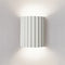 Resin Wall Light – Up & Down Ambient Glow – Ribbed Sculptural Wall Sconce for Bedroom Hallway Living Room