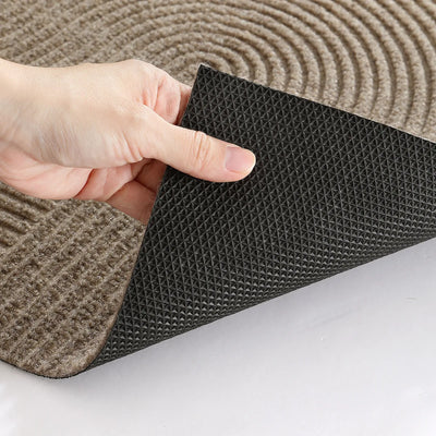 Door Mat – 3D Groove Anti-Slip Polyester Entrance Mat – Wear-Resistant Design for Hallway Porch Patio