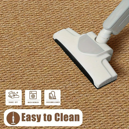 Faux Jute Doormat – Non-Slip Backing Detail – Tavellix