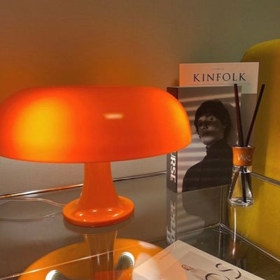 Mushroom Table Lamp – Bedroom Bedside Table Styling – Tavellix