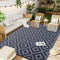 Outdoor Rug – Reversible Waterproof Patio Mat – Recycled Polypropylene – Easy Clean for Patio Garden Balcony
