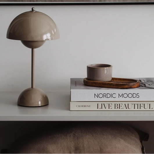 Dome Table Lamp – Touch Switch Surface Detail – Tavellix
