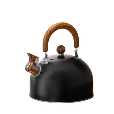 Whistling Kettle – 3L Stainless Steel Stovetop Kettle – Heat-Resistant Handle for Gas Induction Electric Hob