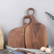 Walnut Chopping Board Set of 2 – Solid Wood Boards – Cutting & Cheese Serving Board for Kitchen Worktop Dining Table