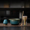 Matcha Set – Handmade Ceramic Bowl, Bamboo Whisk & Scoop – 4-Piece Japandi Gift Set for Kitchen