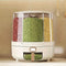 Food Storage Container – 360° Rotating Rice Cereal Dispenser – Airtight Pantry Organiser for Kitchen Cupboard Countertop