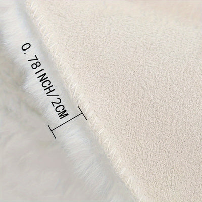 Round Bubble Rug – Beside Bed Setting – Tavellix
