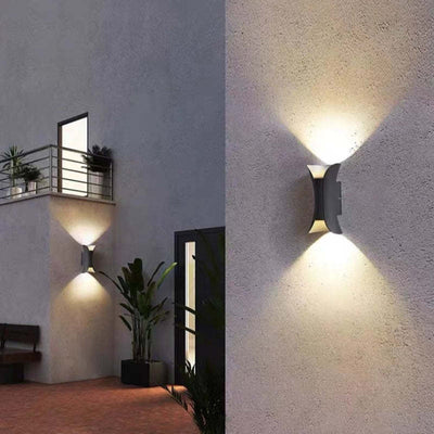 Elovira | Modern Outdoor Wall Light with Integrated LED and IP65 Weatherproof Design for Exterior Walls