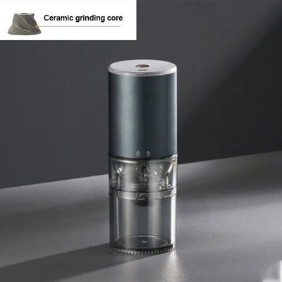 Electric Coffee Grinder – Cordless USB-C Rechargeable Burr Grinder – Portable Bean Mill for Kitchen Office Travel
