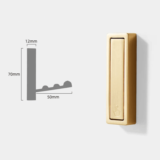 Foldable Wall Hooks – Full Metal Space-Saving Coat Hooks – Minimalist Design for Hallway Bathroom Bedroom