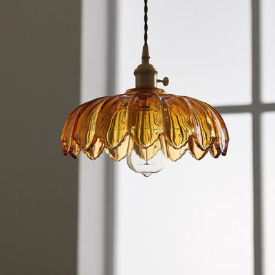 Glass Pendant Light – White Shade Variant – Tavellix