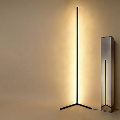 Nordic Ambient Floor Lamp with Tri-Color LED and Remote Dimming