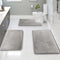Memory Foam Bathroom Mat Set of 3 for Bathrooms & Shower Rooms – Non-Slip, Machine Washable Bath Rugs
