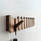 Wall-Mounted Coat Rack – Piano Key Design – Solid Wood – Minimalist Hallway Hook for Hallway Bedroom Living Room