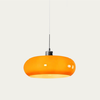 Aurevina | Bauhaus Glass Pendant Light with Hand-Blown Tea Glass Shade