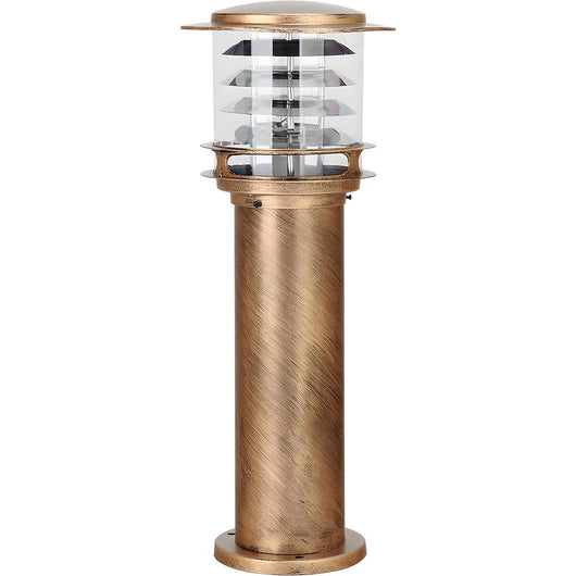 Garden Bollard Light – Base Mounting Detail Installation – Tavellix