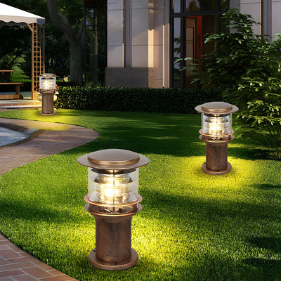 Garden Path Light – Cylindrical Minimalist Form Side Profile – Tavellix
