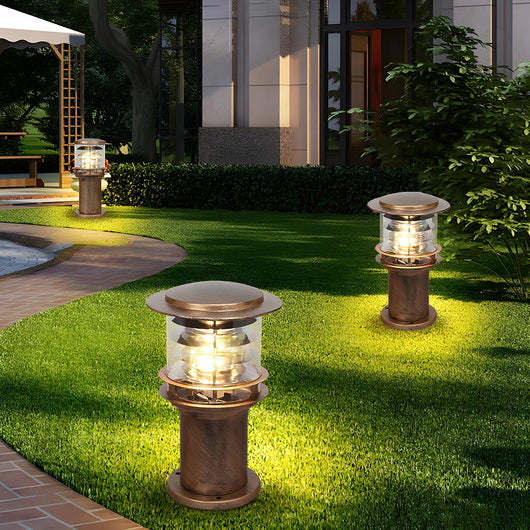 Garden Path Light – Cylindrical Minimalist Form Side Profile – Tavellix